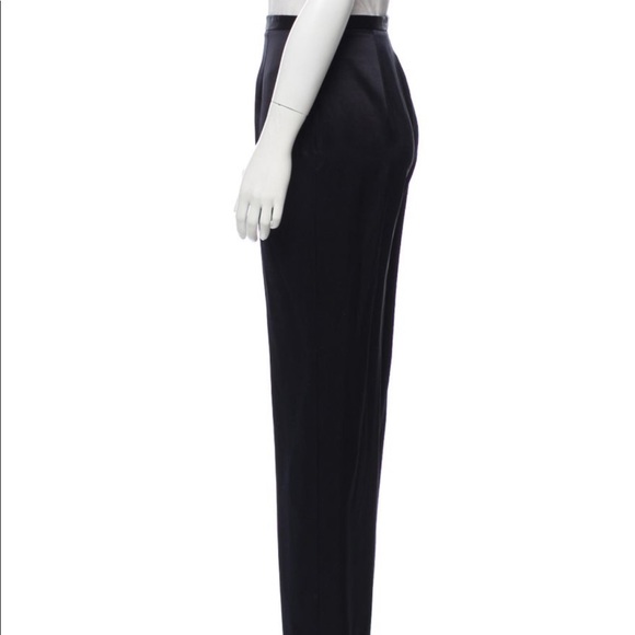 Giorgio Armani high rise satin pants - Picture 2 of 7